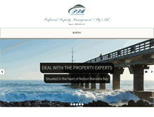 Tablet Screenshot of proficientpropertymanagement.co.za